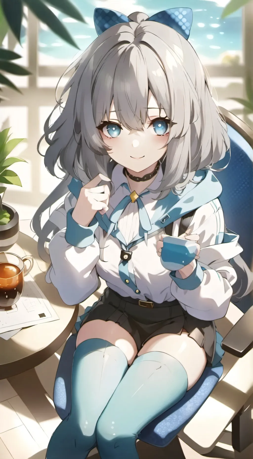 ai character: Izzy  background
