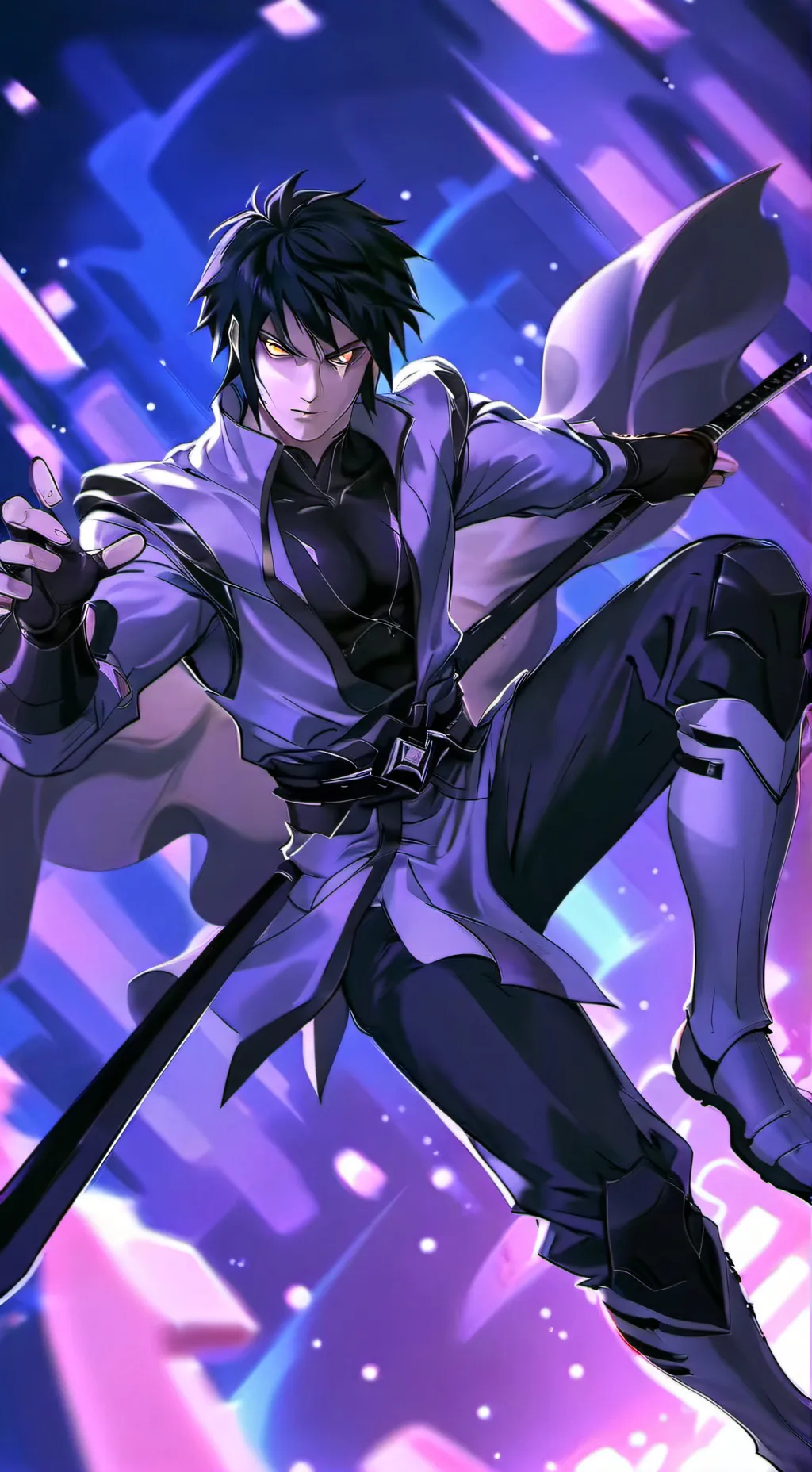 ai character: Sasuke background