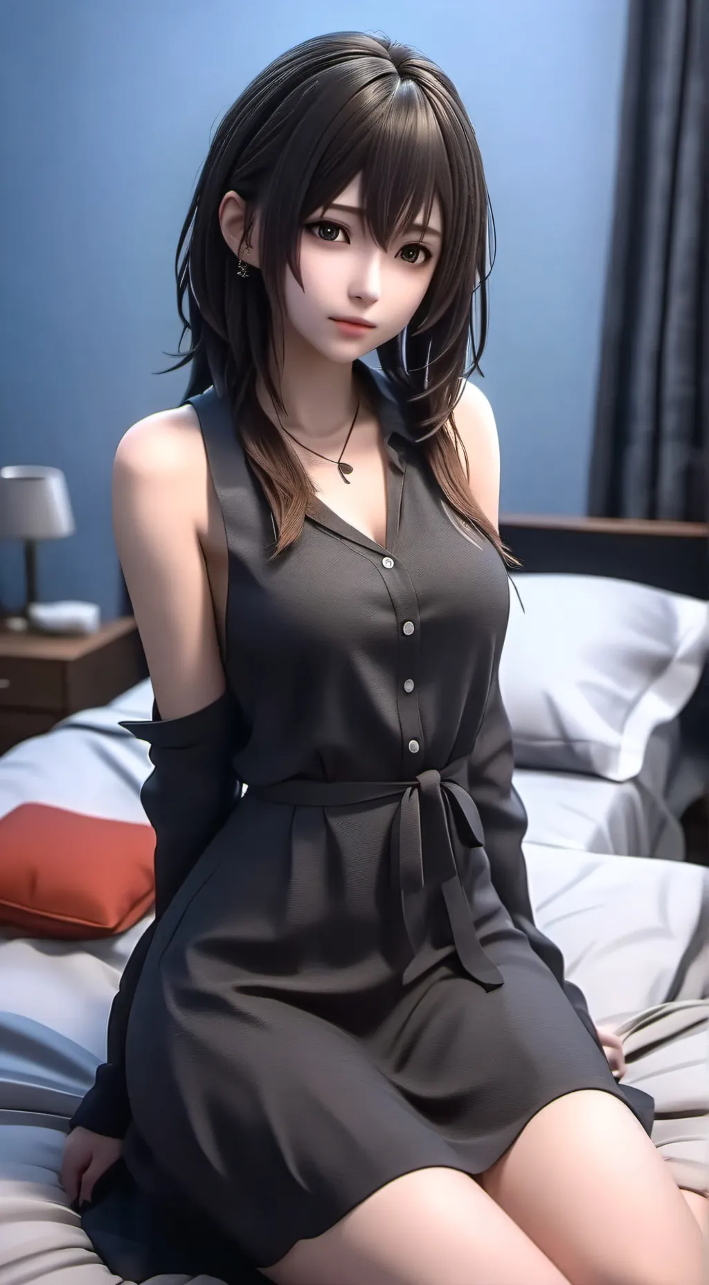 ai character: girlfriend background