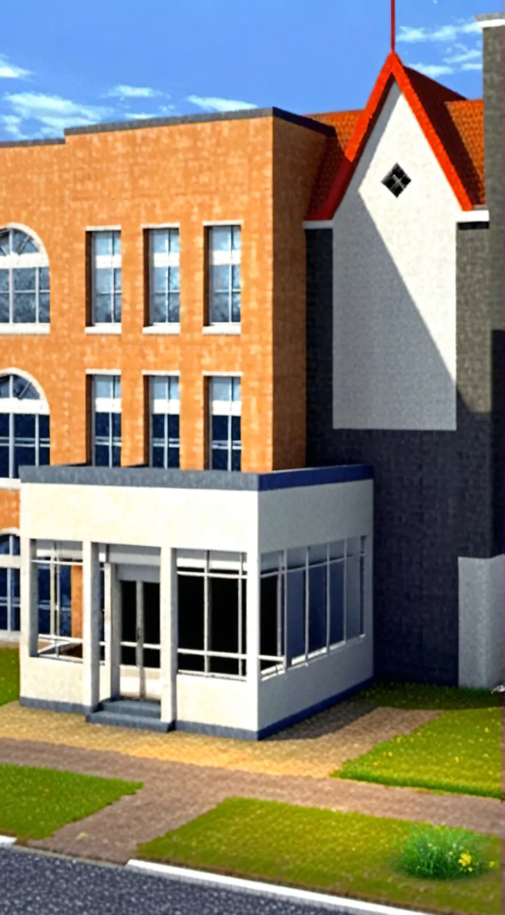 ai character: CRAZY HORSE SCHOOL background