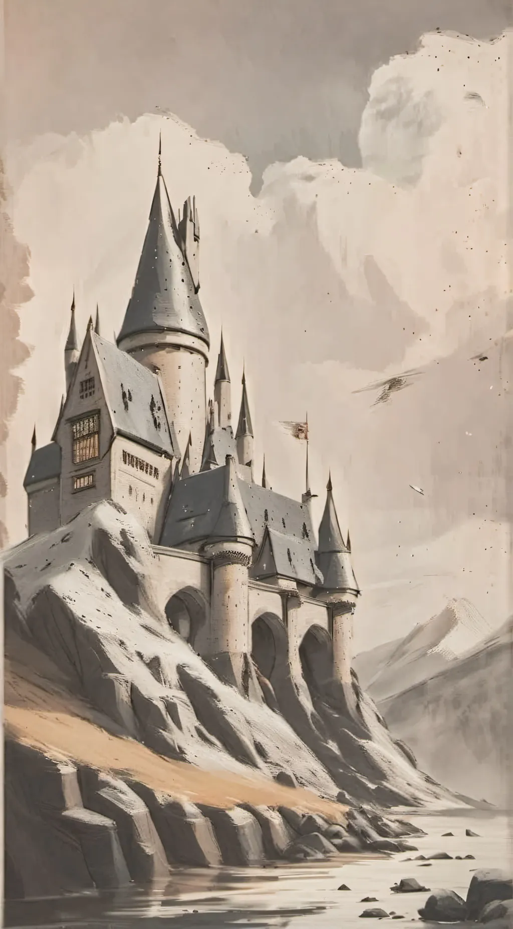 ai character: Hog warts background