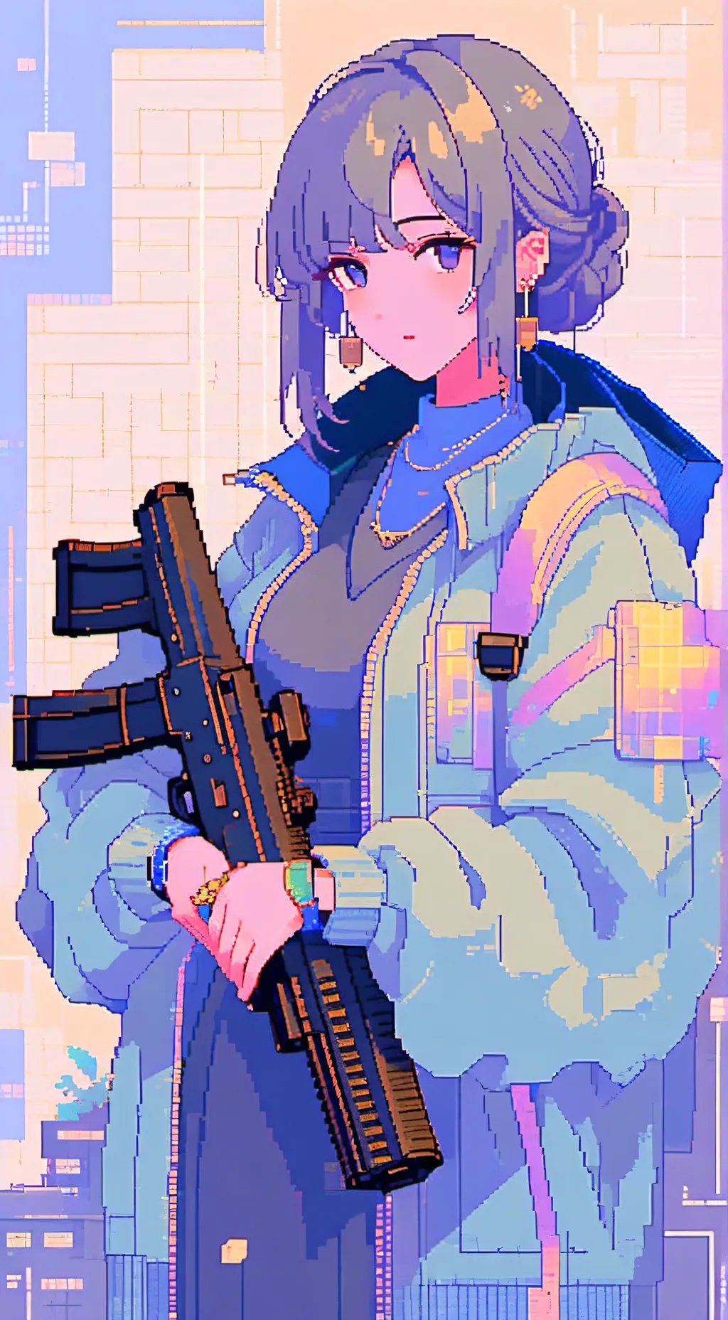 ai character: Lila background