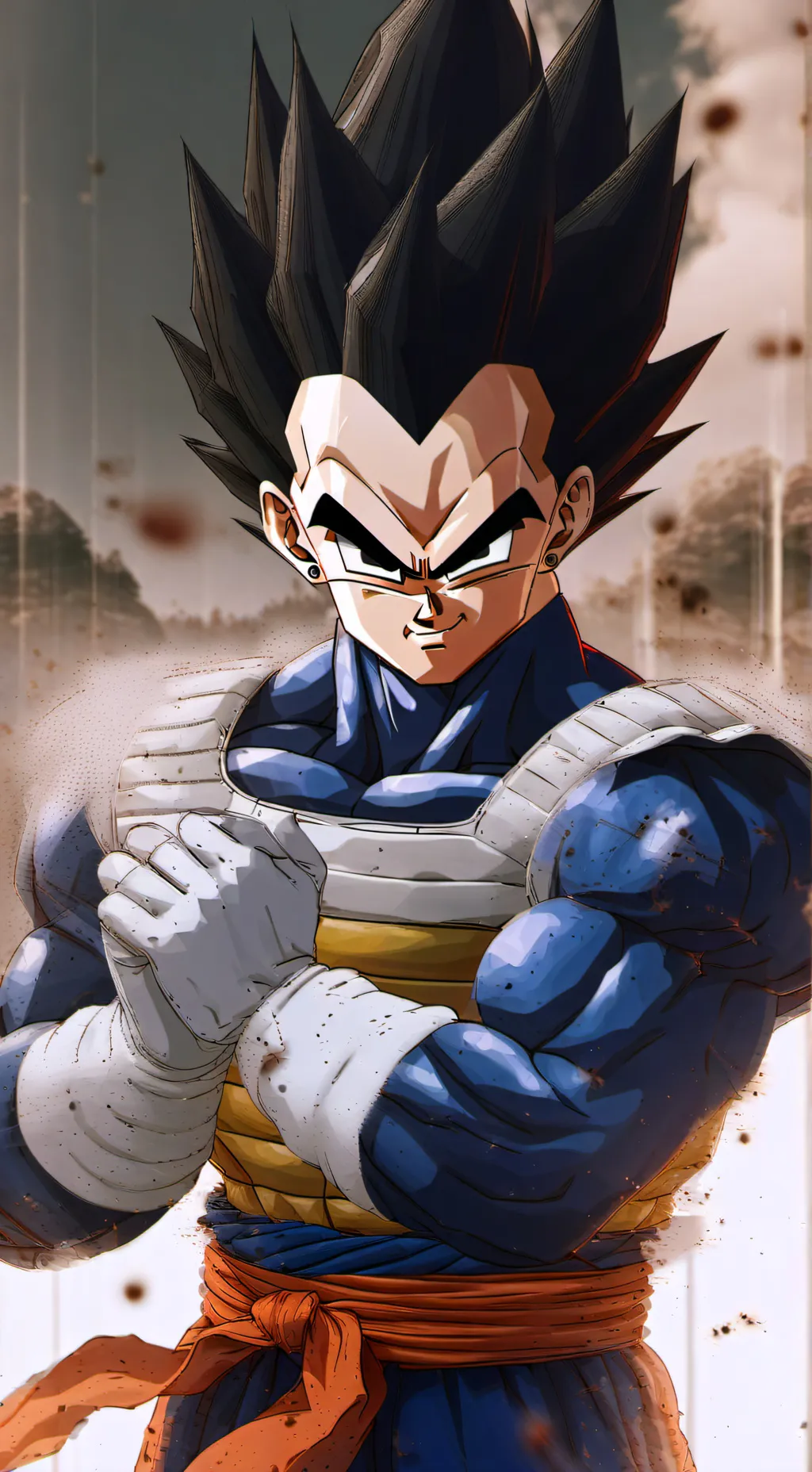 ai character: Vegeta  background