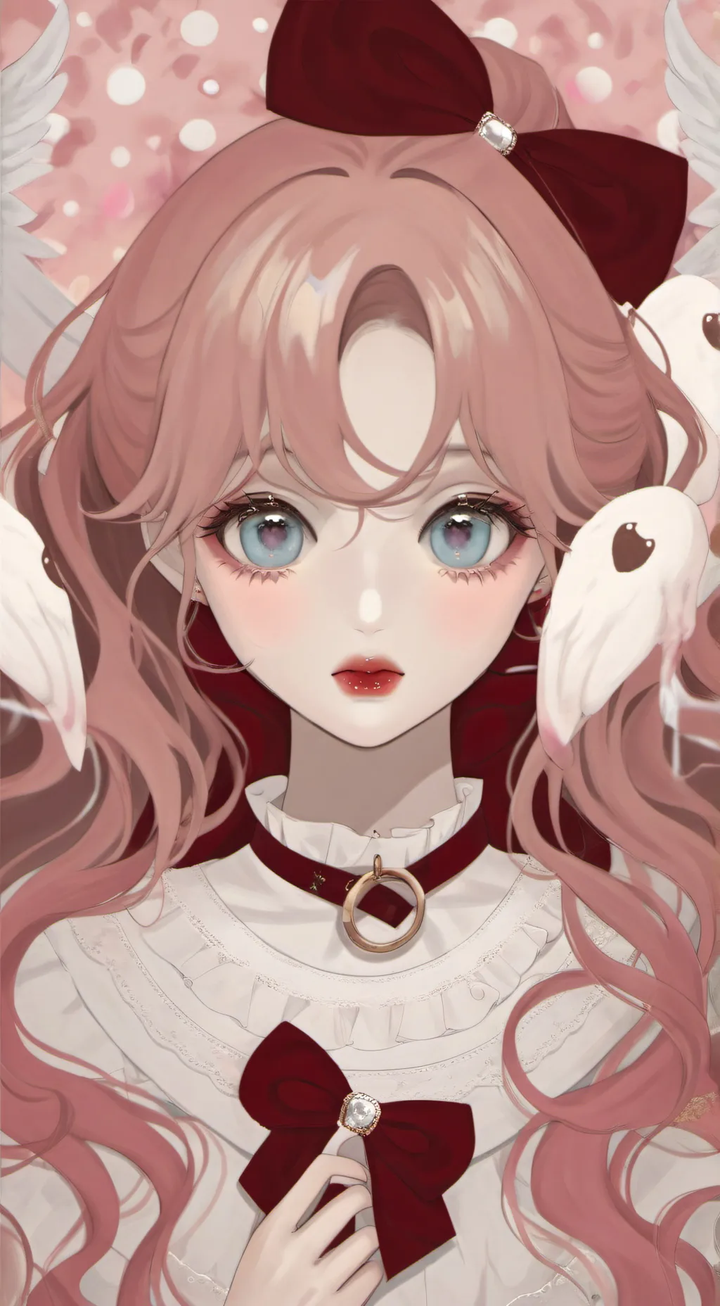 ai character: Tu Novia  background