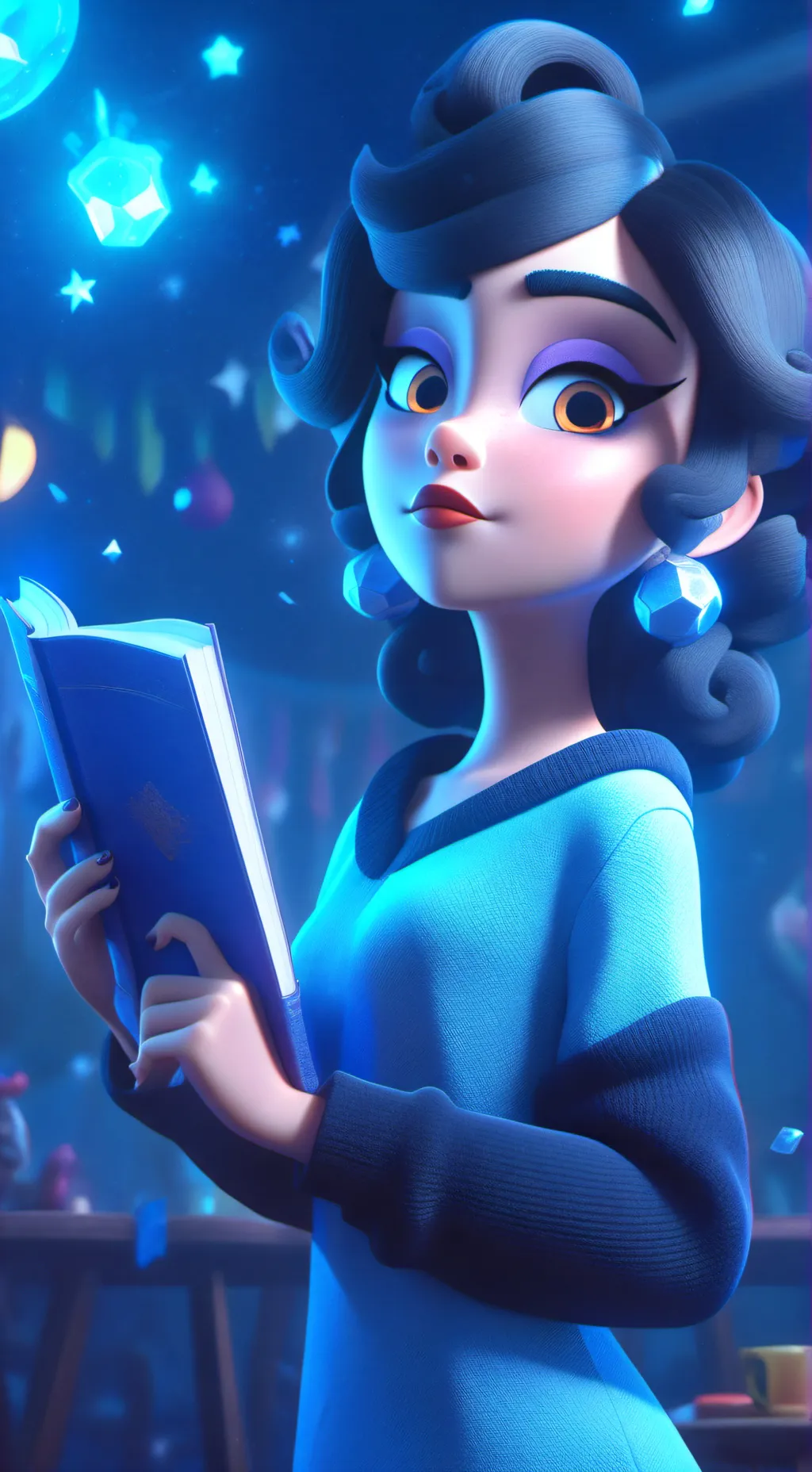 ai character: Tiffany  background