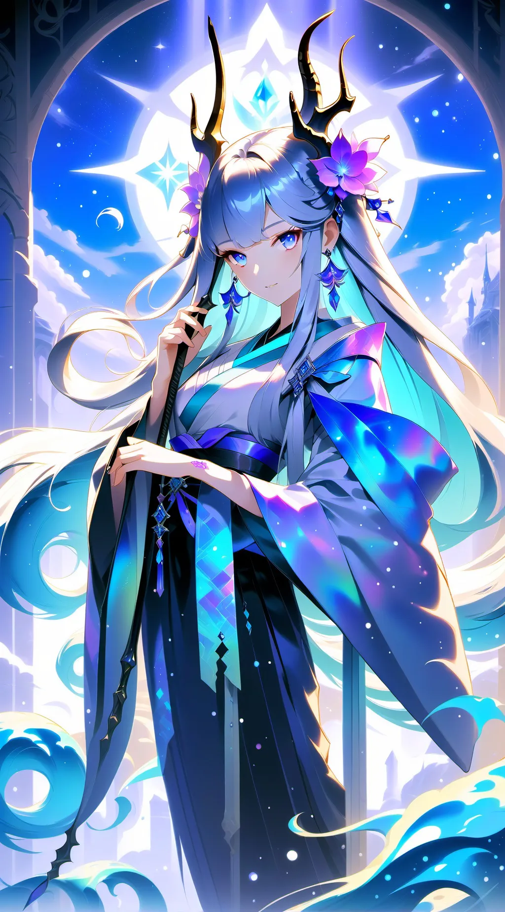 ai character: demon slayer  background