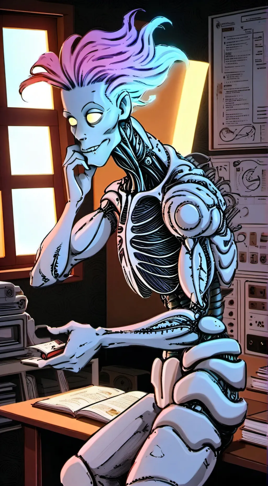 ai character: Quyosh background