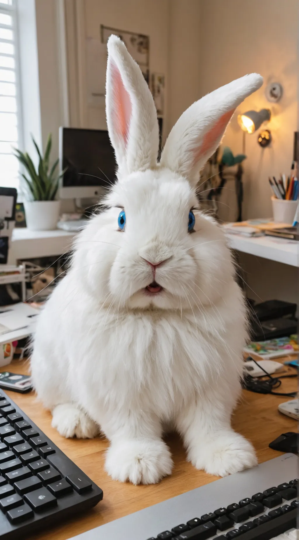 ai character: Fluff!  background