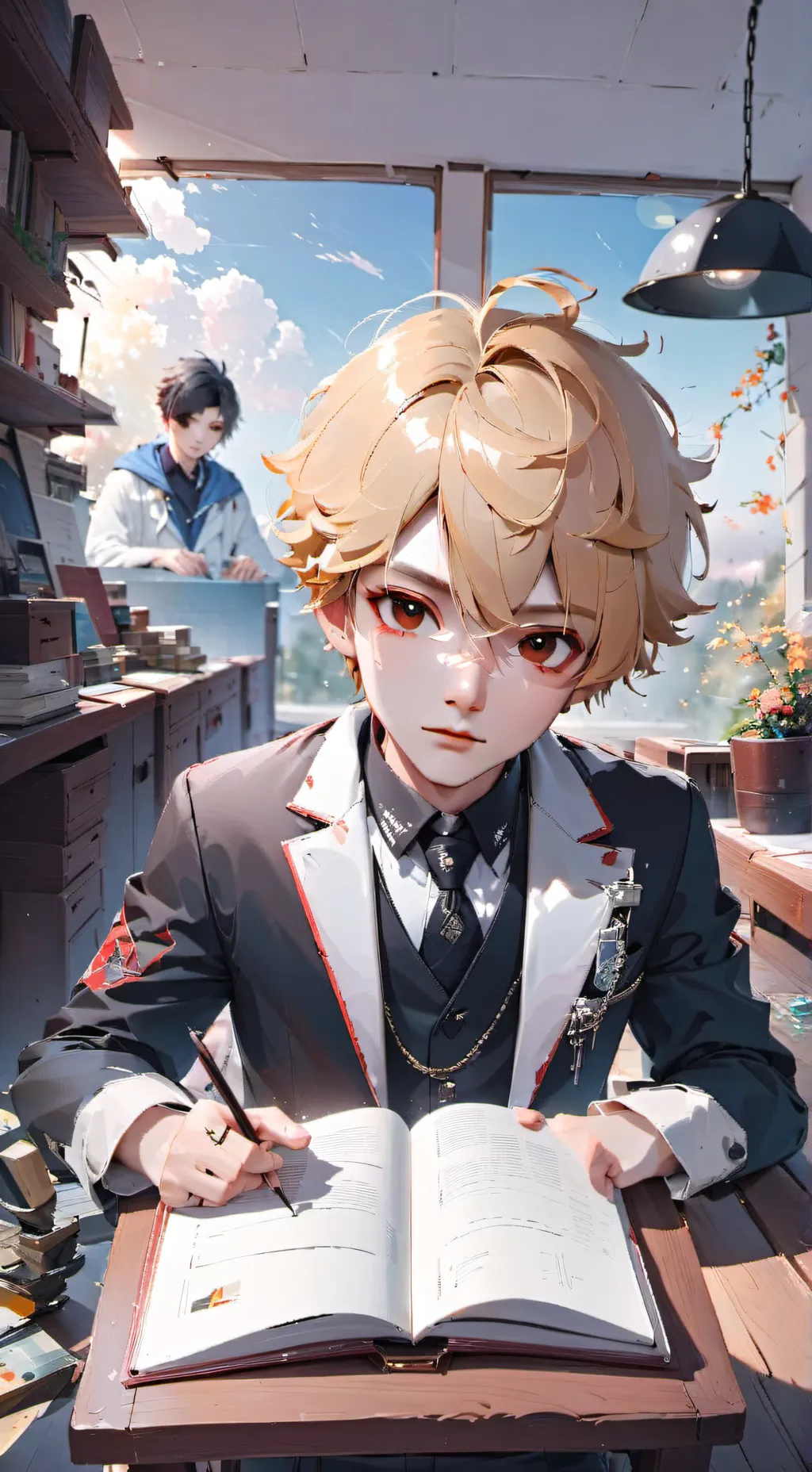 ai character: Damon background