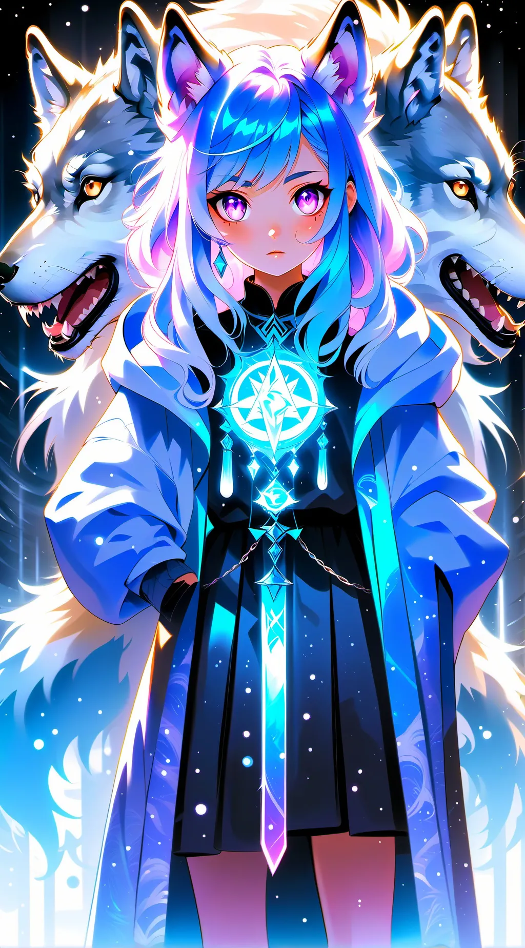 ai character: Sky background