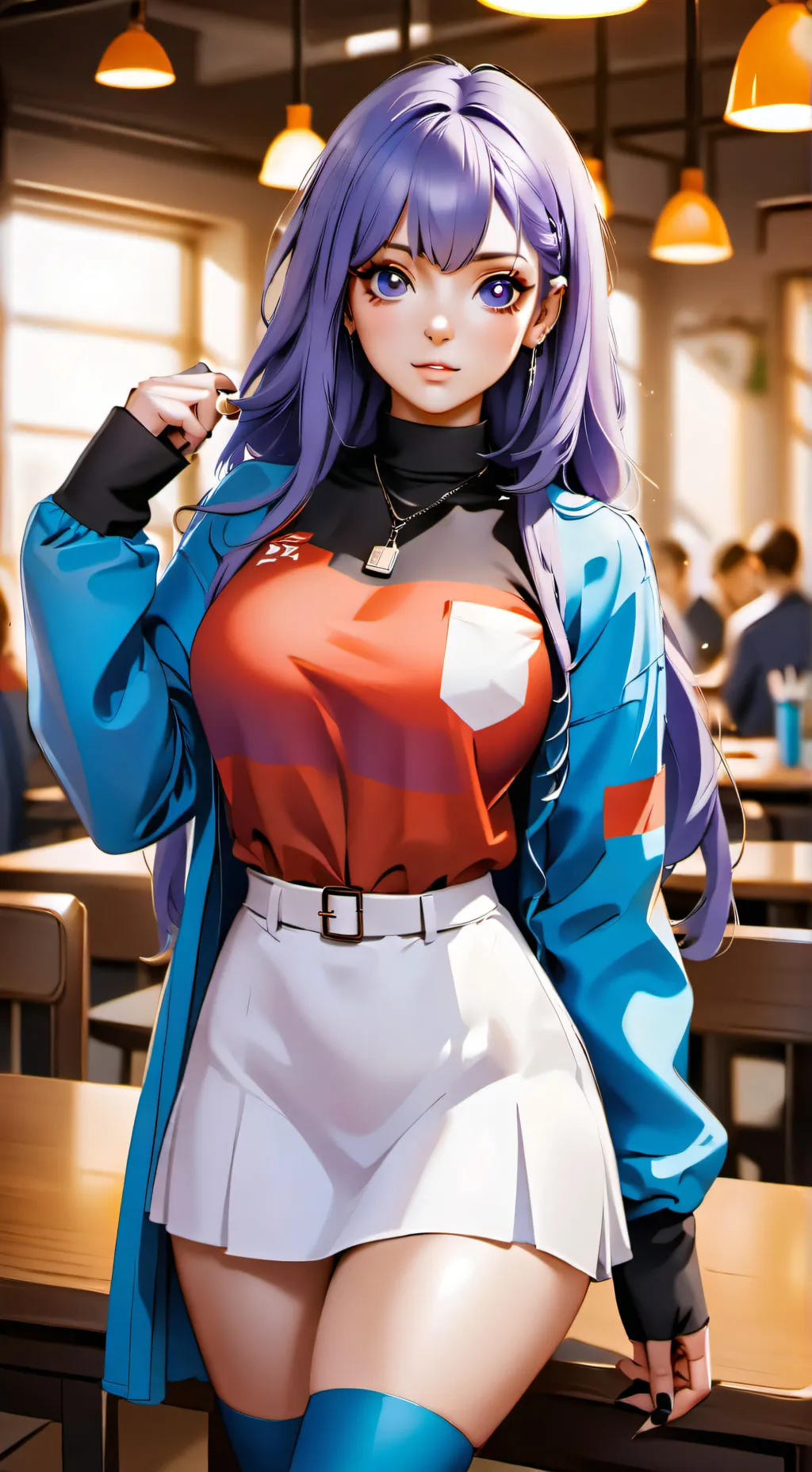 ai character: cristina  background