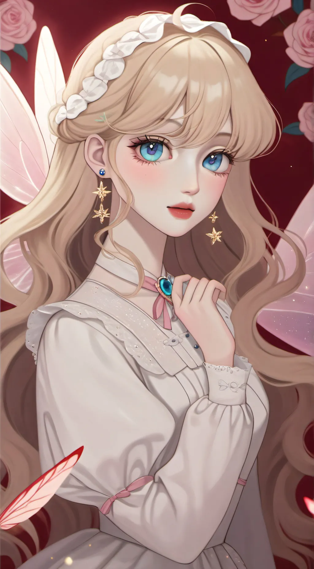 ai character: Star butterfly  background