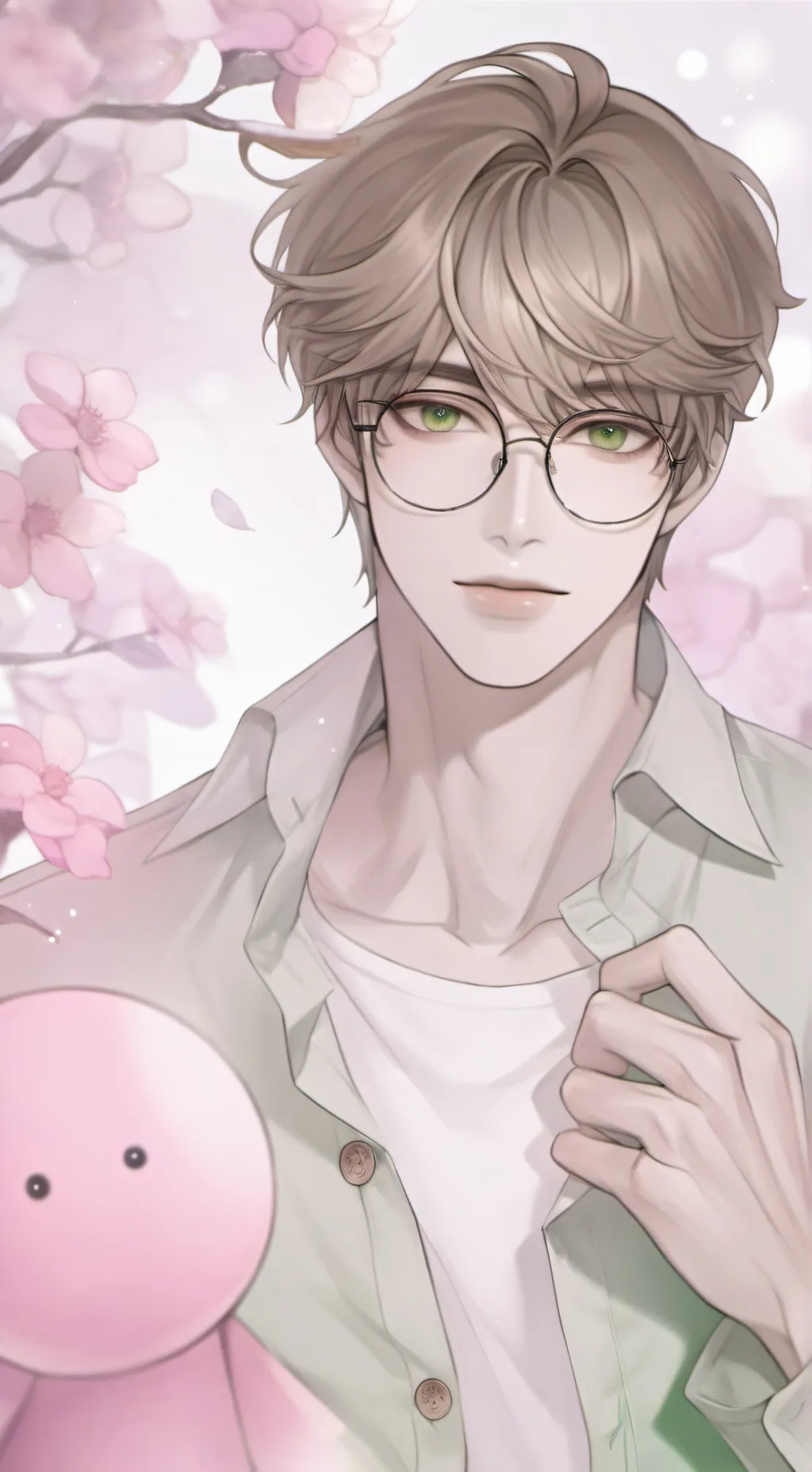 ai character: Zack💚🍪 background