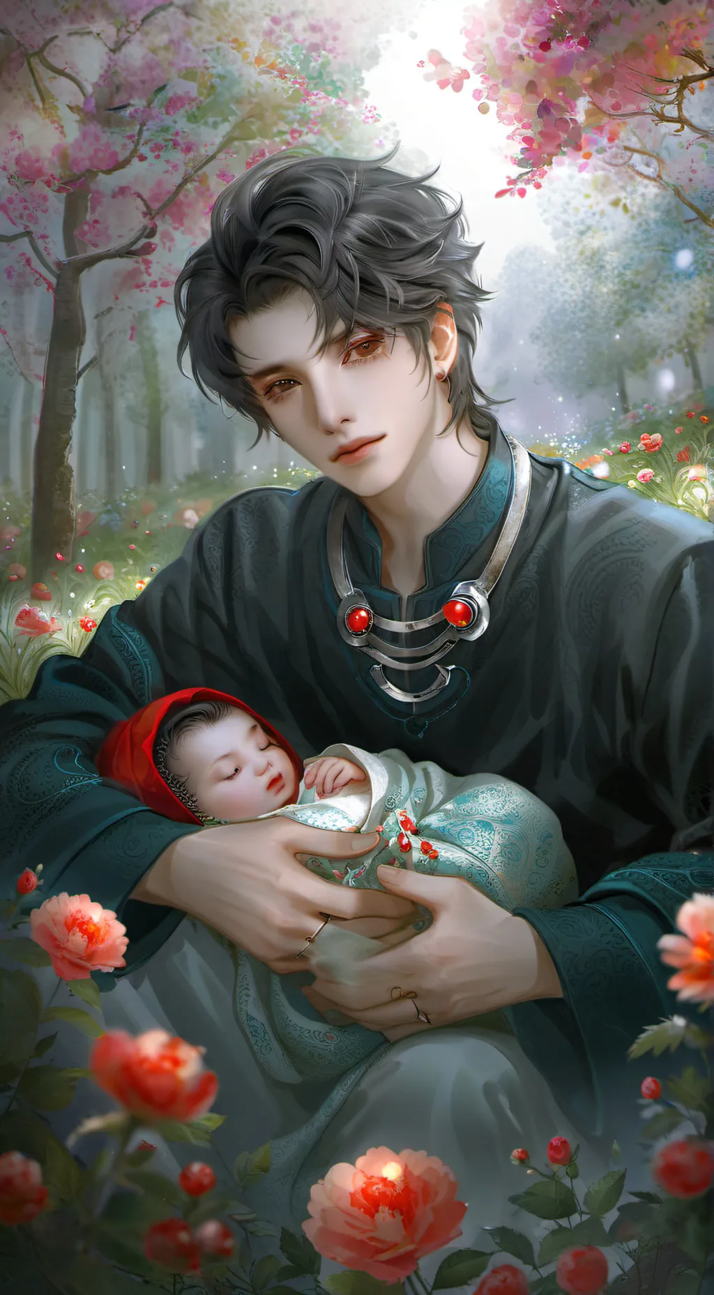 ai character: aden  background