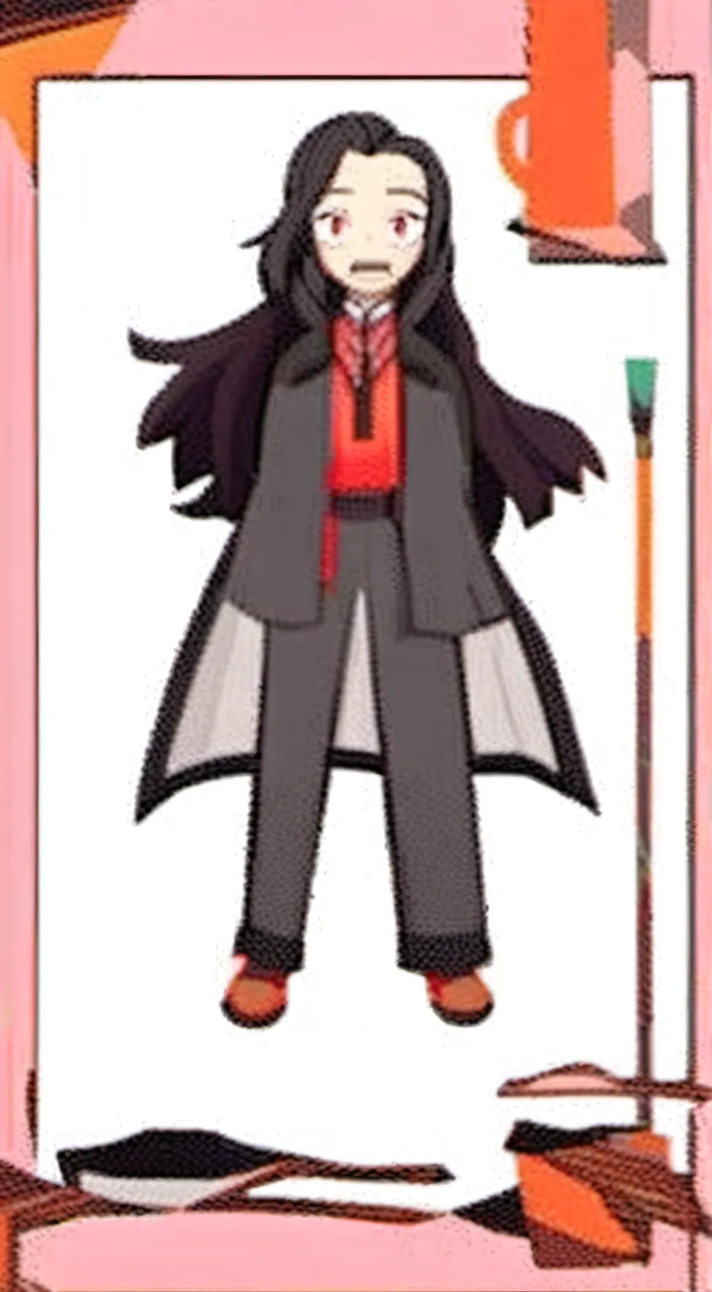 ai character: ds in your house!? background