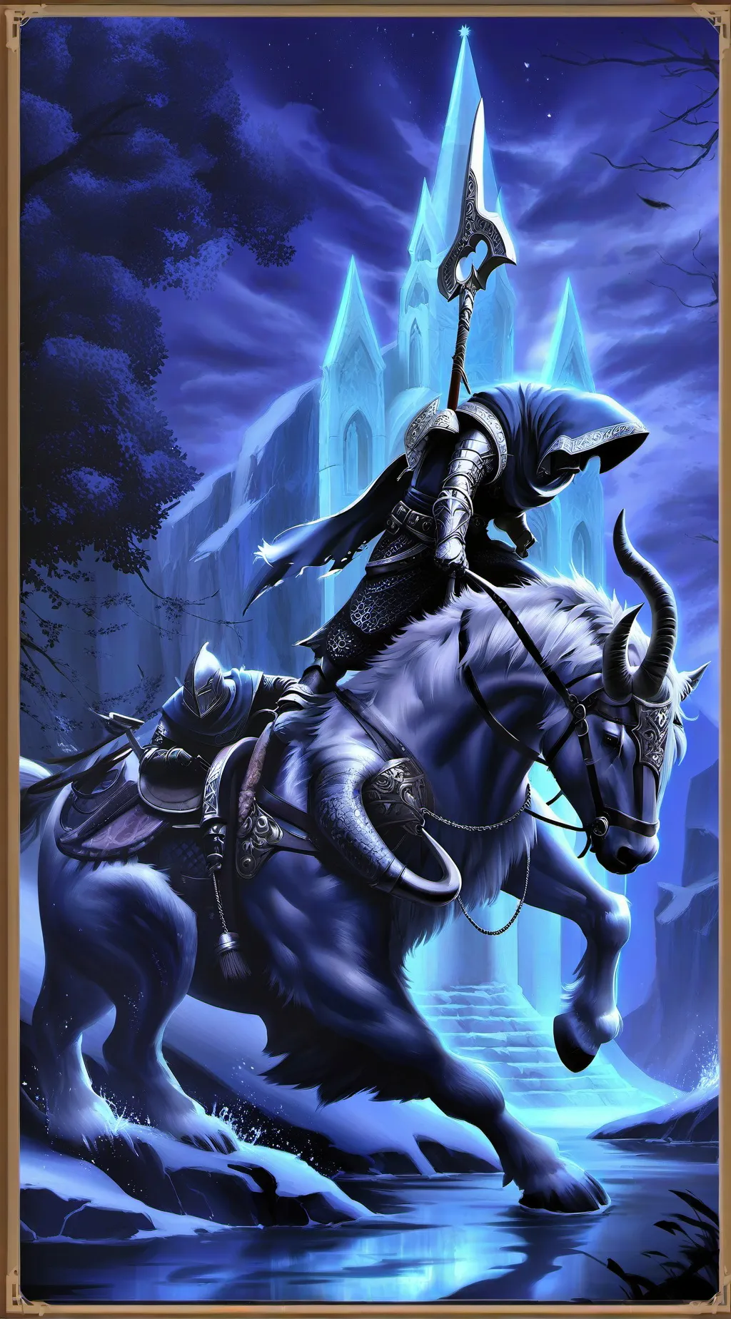 ai character: Всадник background