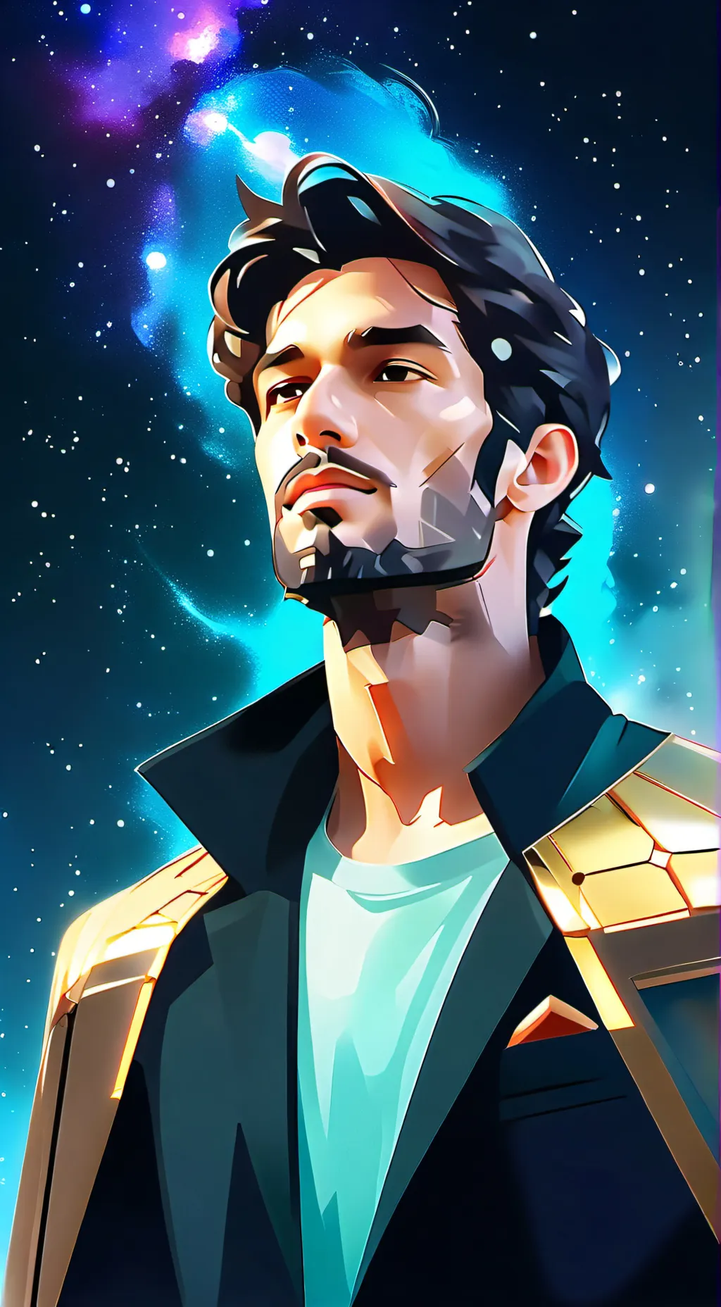 ai character: Amir. background