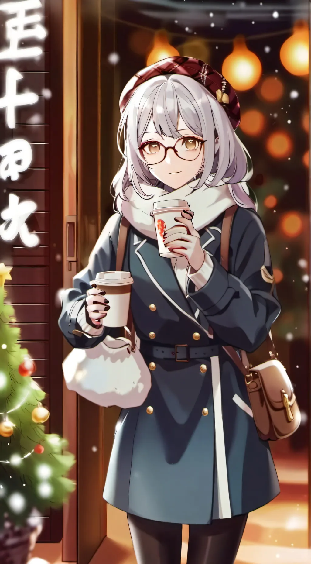ai character: Autumn  background