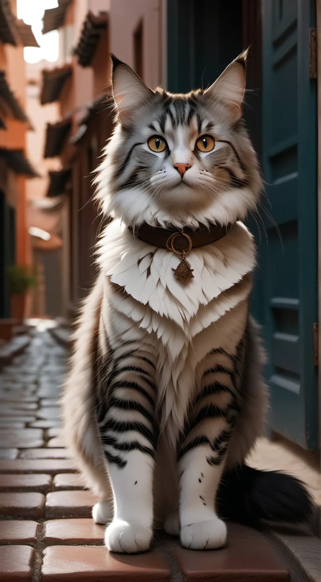 ai character: Gatito background