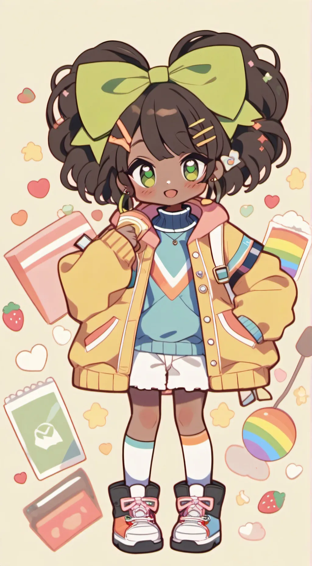 ai character: ♥︎Vi♡ background