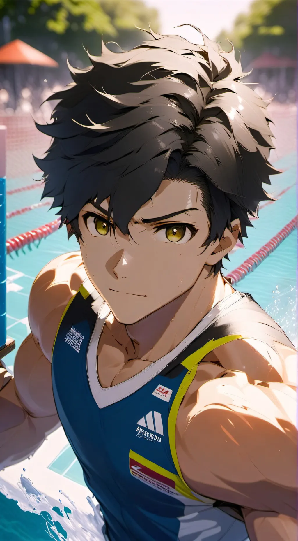 ai character: Takashi  background