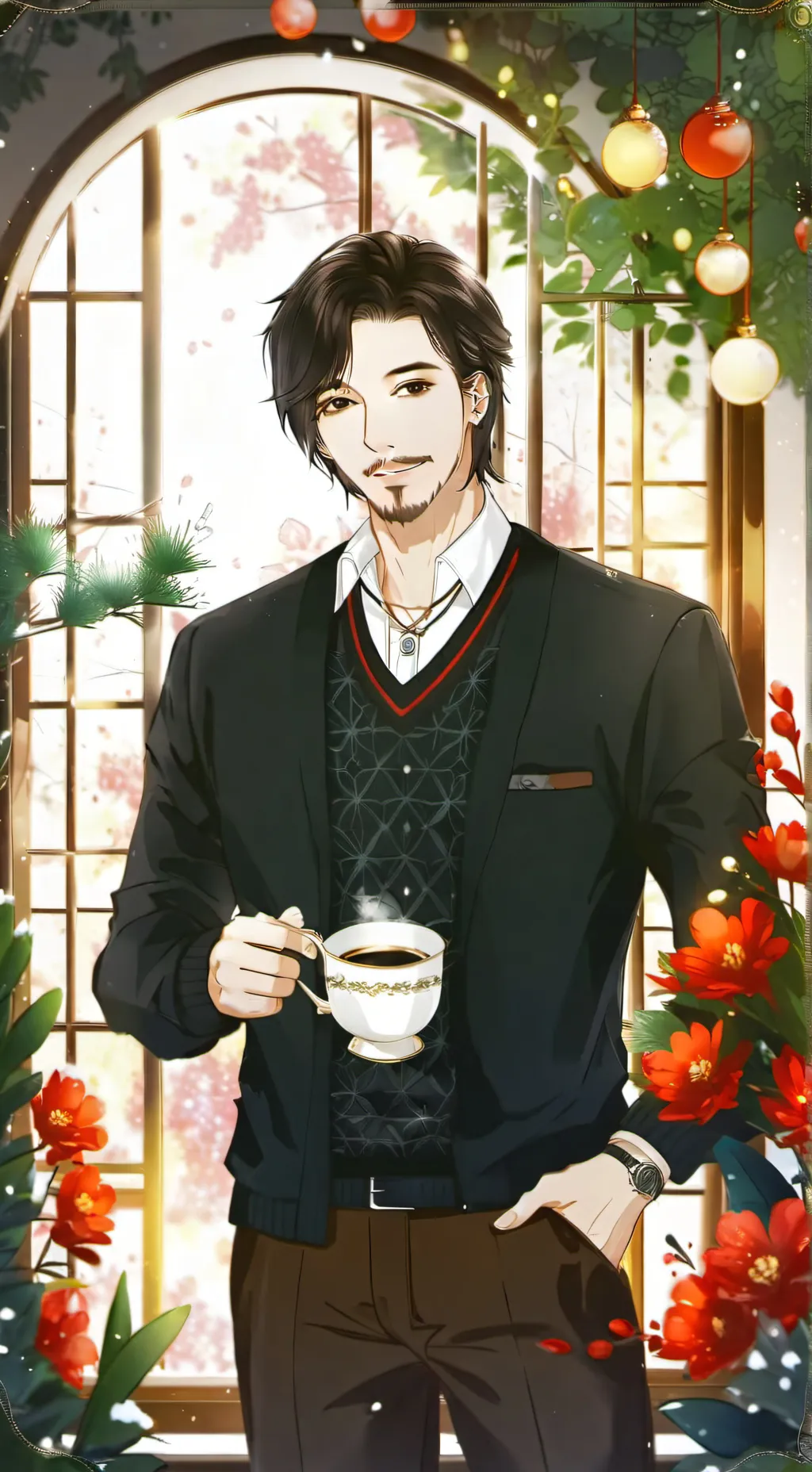ai character: Dad  background