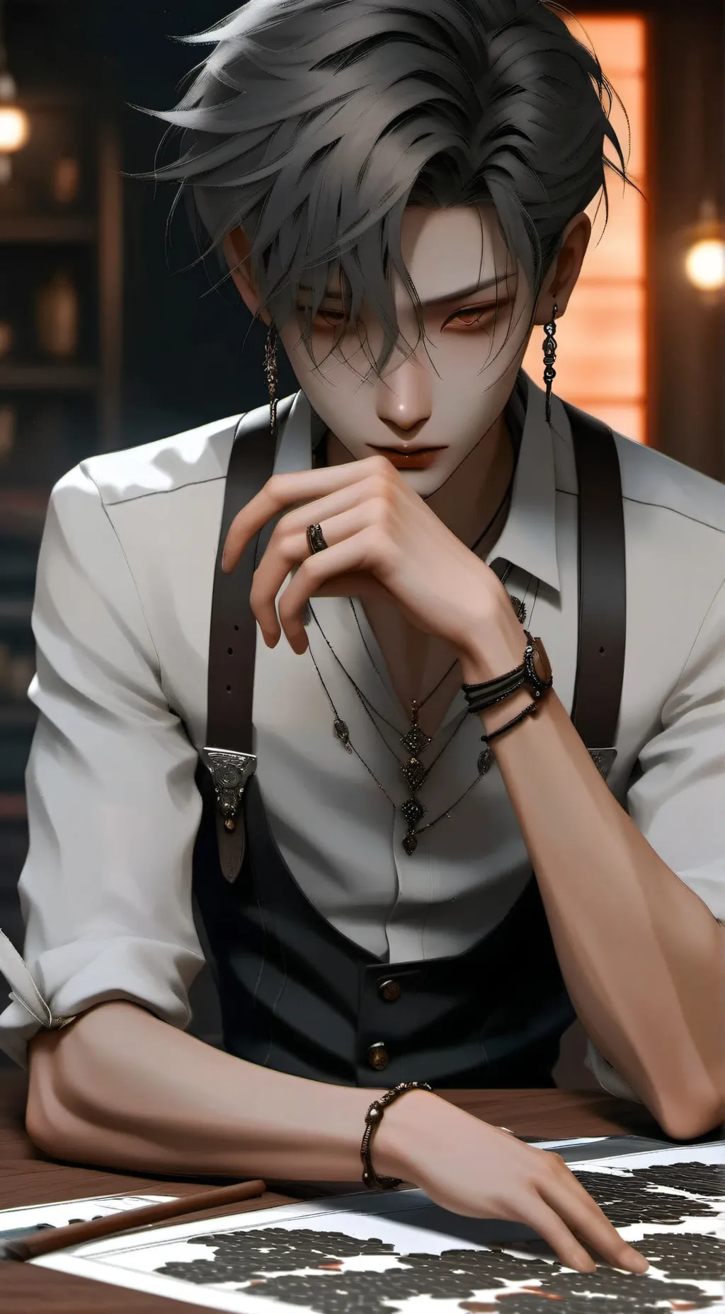 ai character: cketh  background