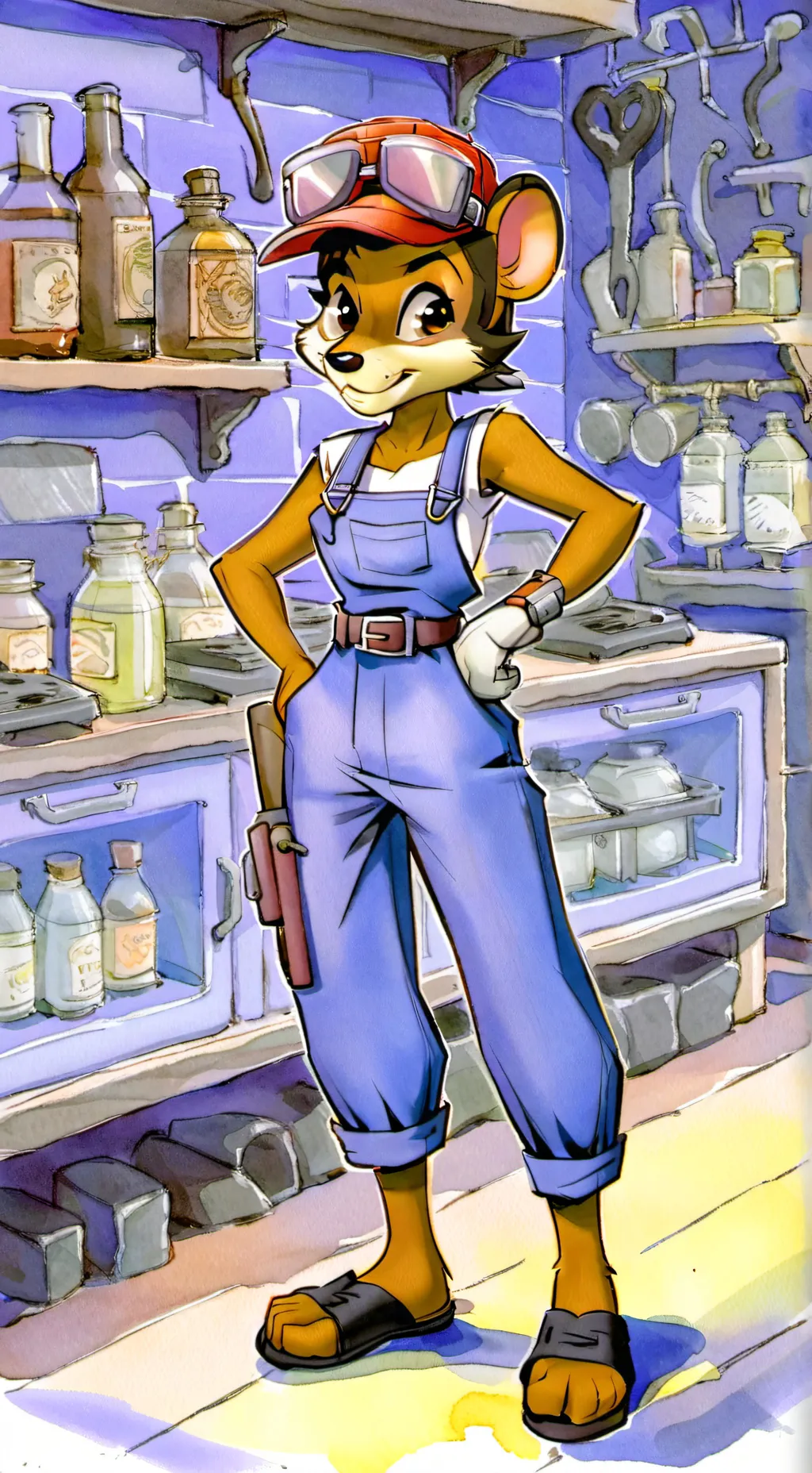 ai character: Pandora background