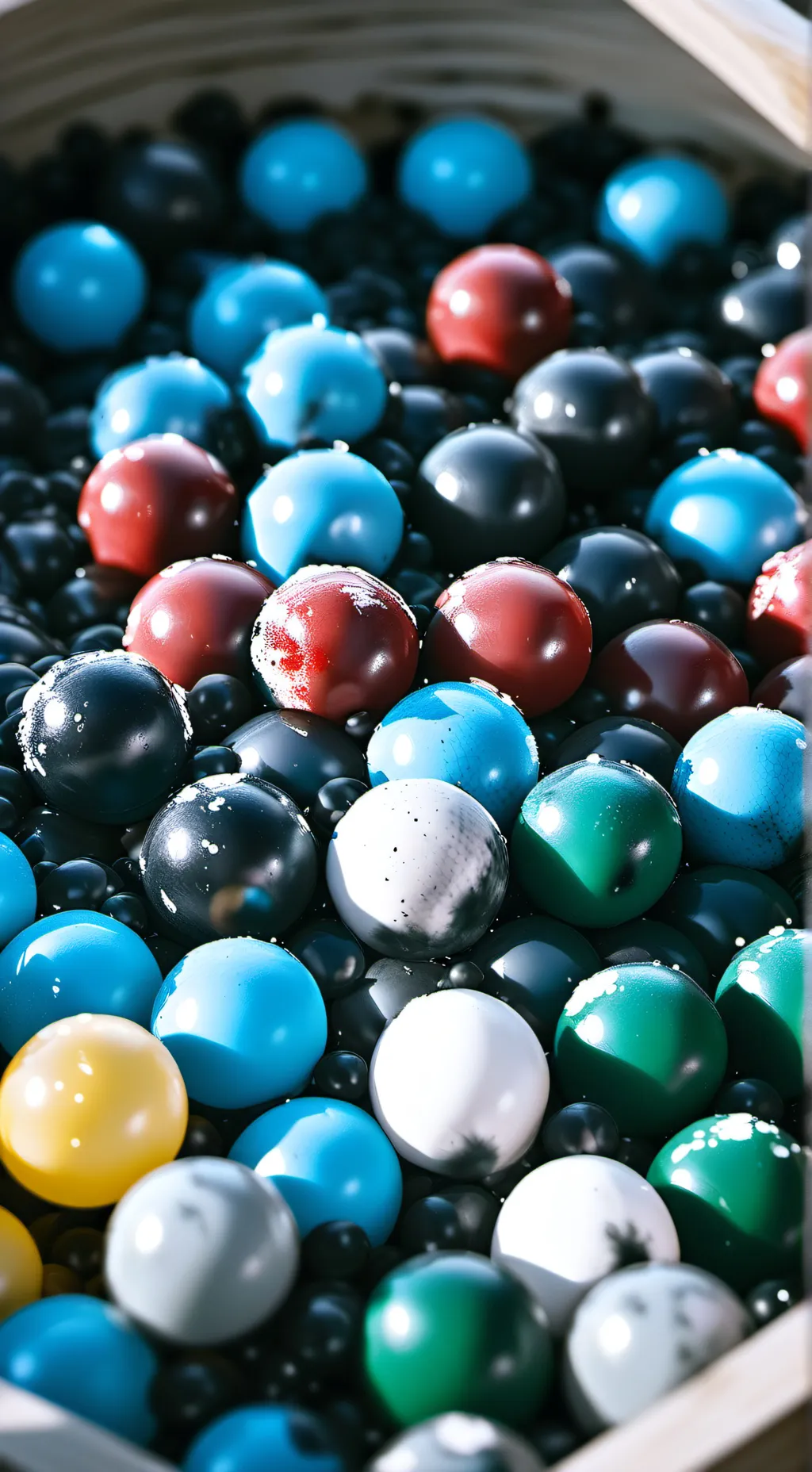 ai character: Ballpit background