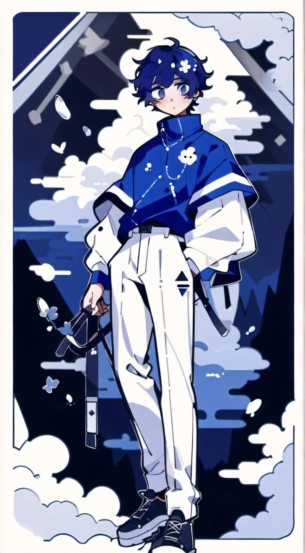 ai character: 💙Jevin💙 background