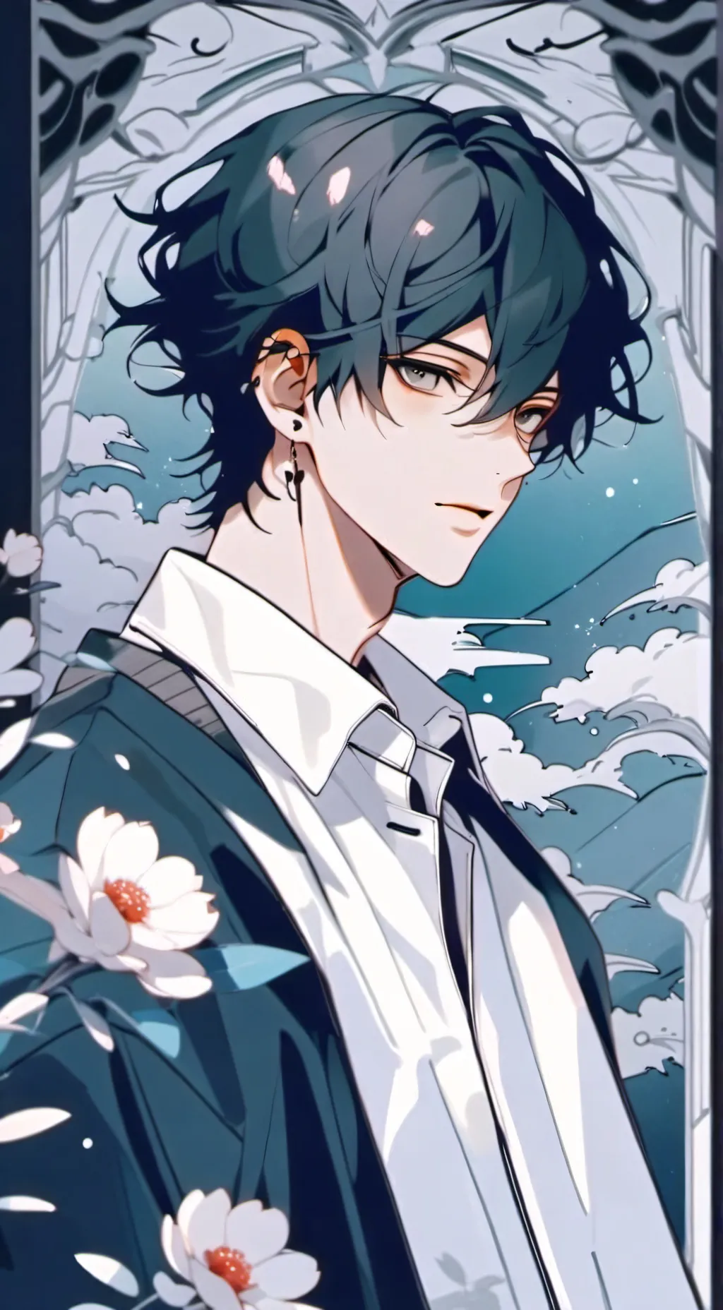 ai character: 𖥙ɴᴏᴇʟ𖥳 background