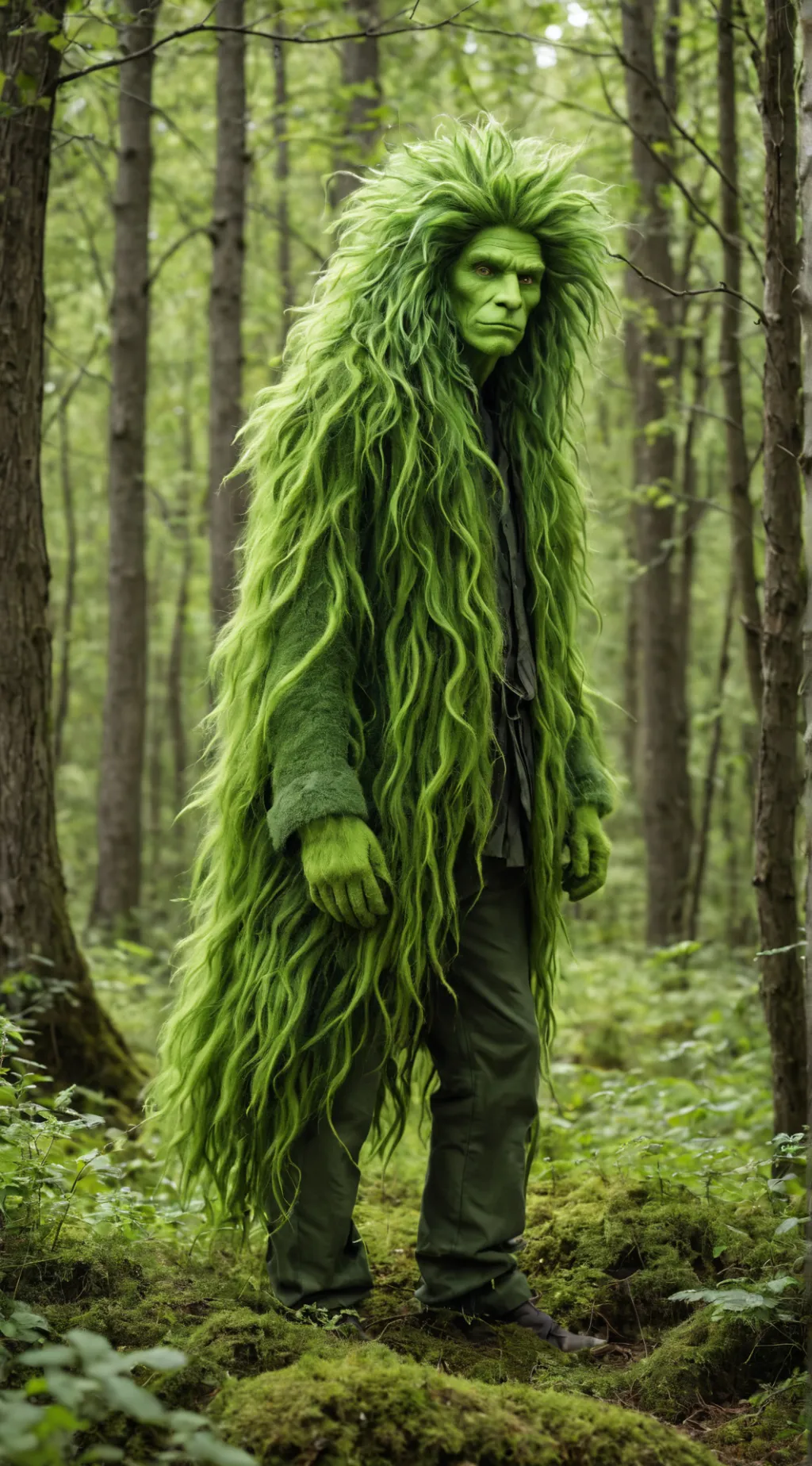 ai character: grinch background