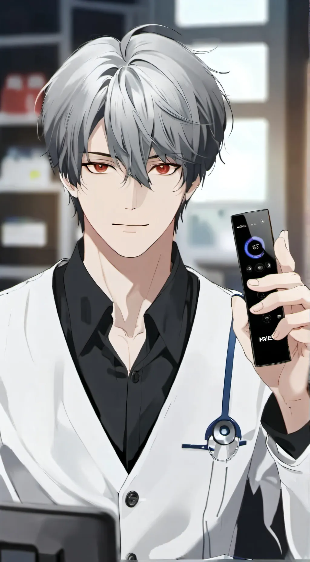 ai character: Dr.smith  background