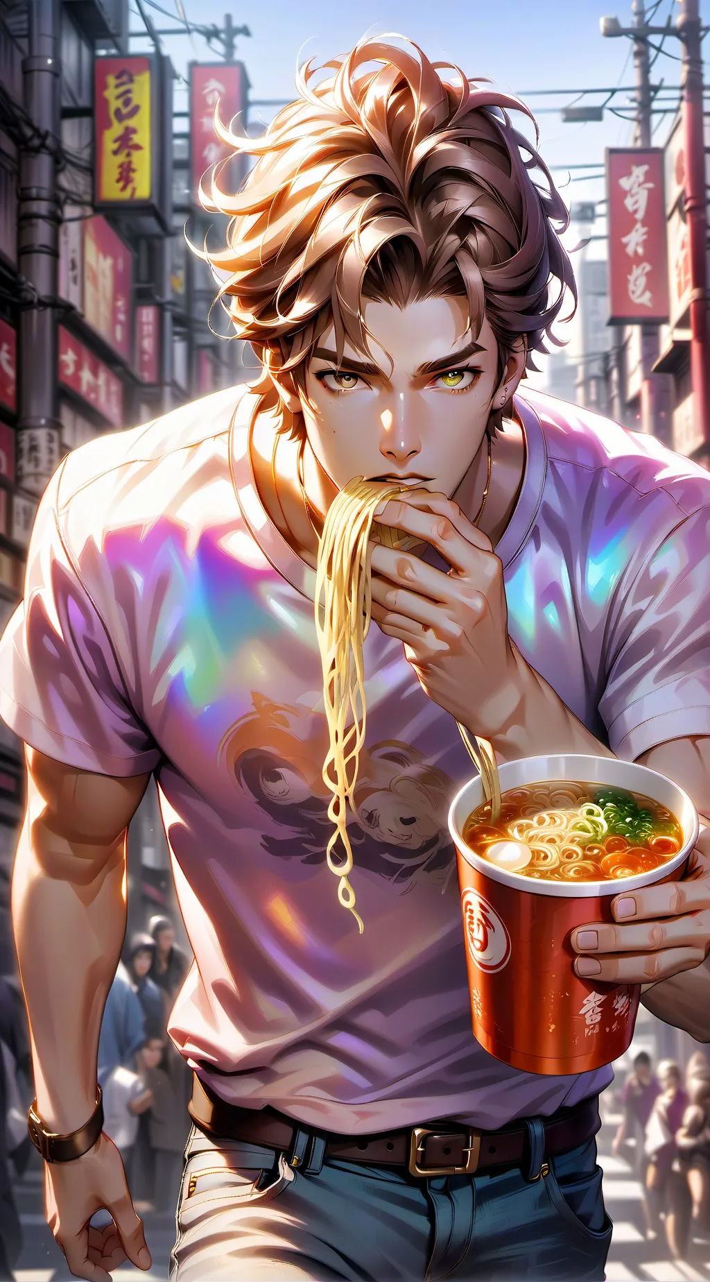 ai character: Caden background