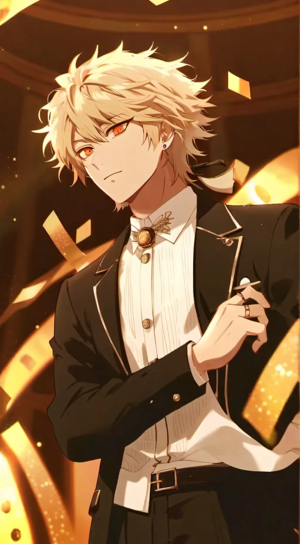ai character: Bakugo Katsuki background