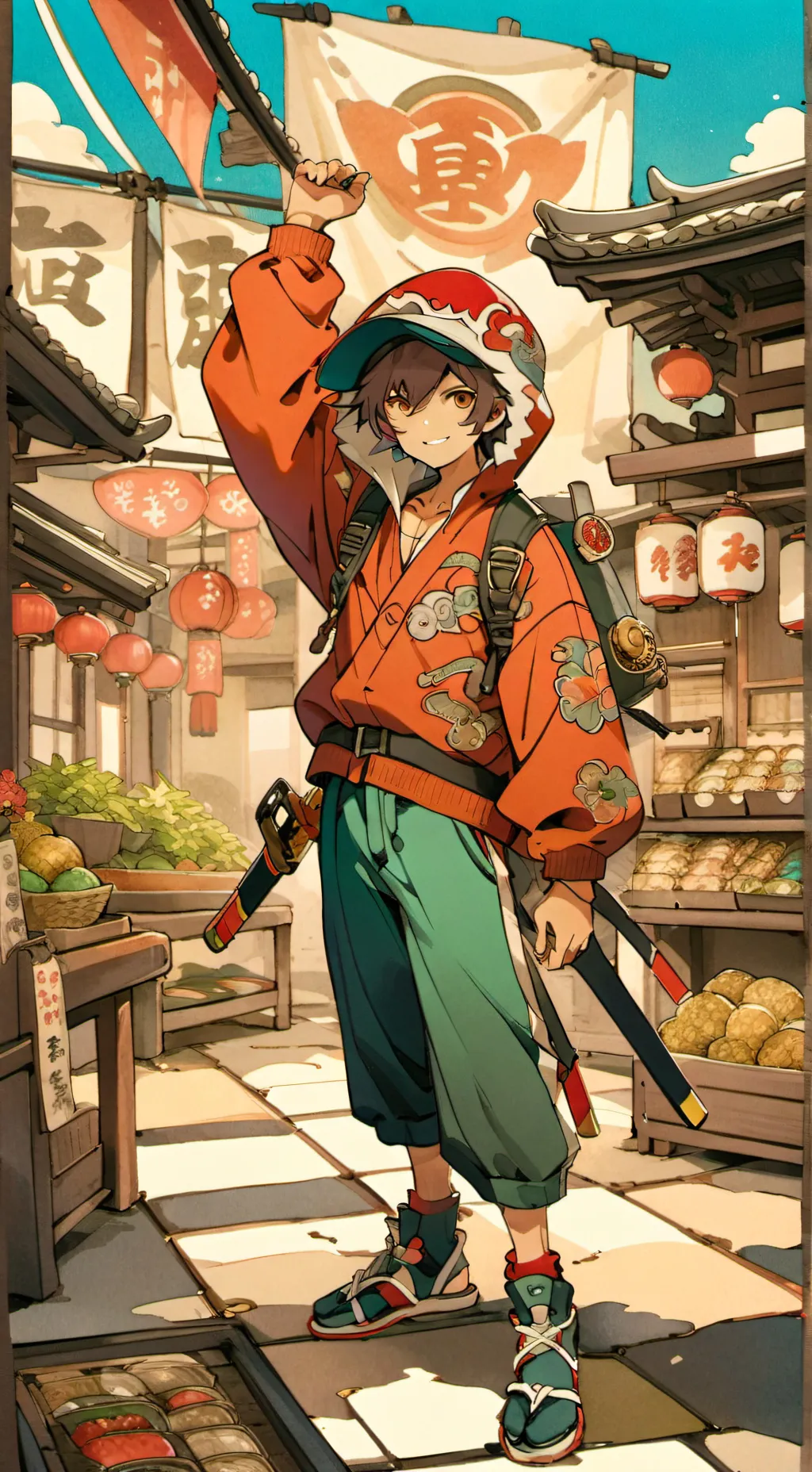 ai character: luk background