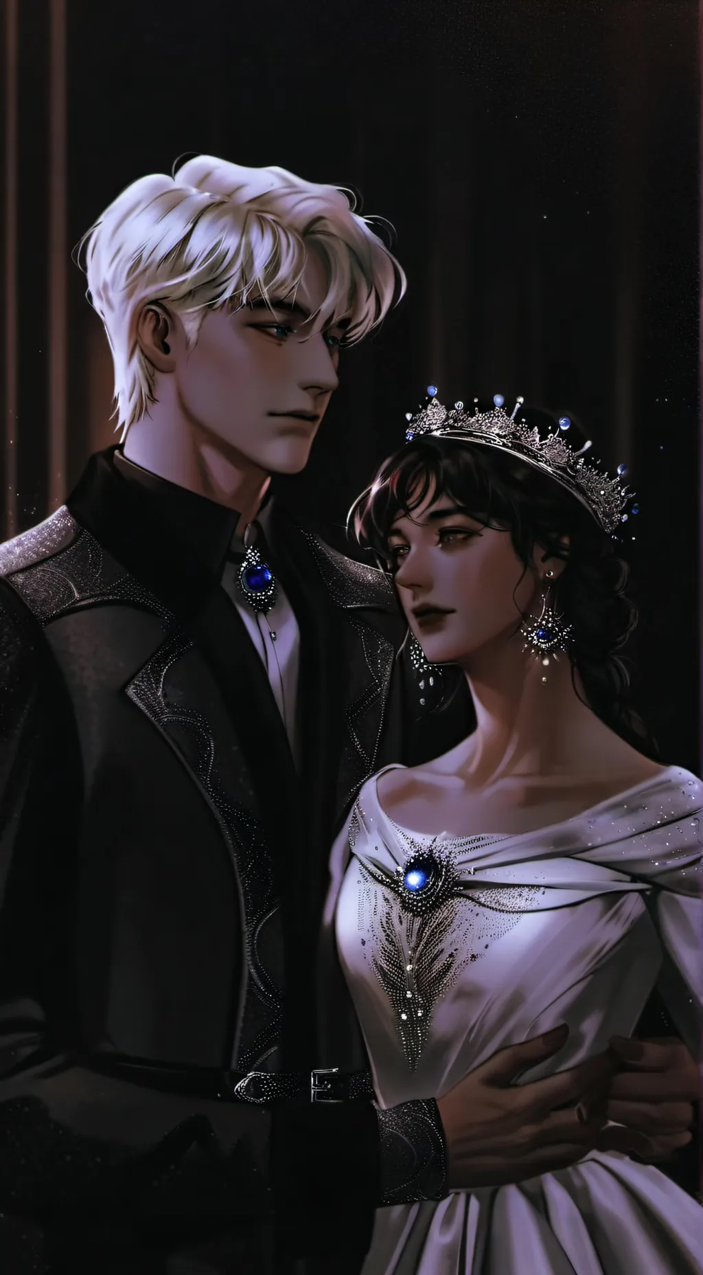 ai character: Royal parents  background