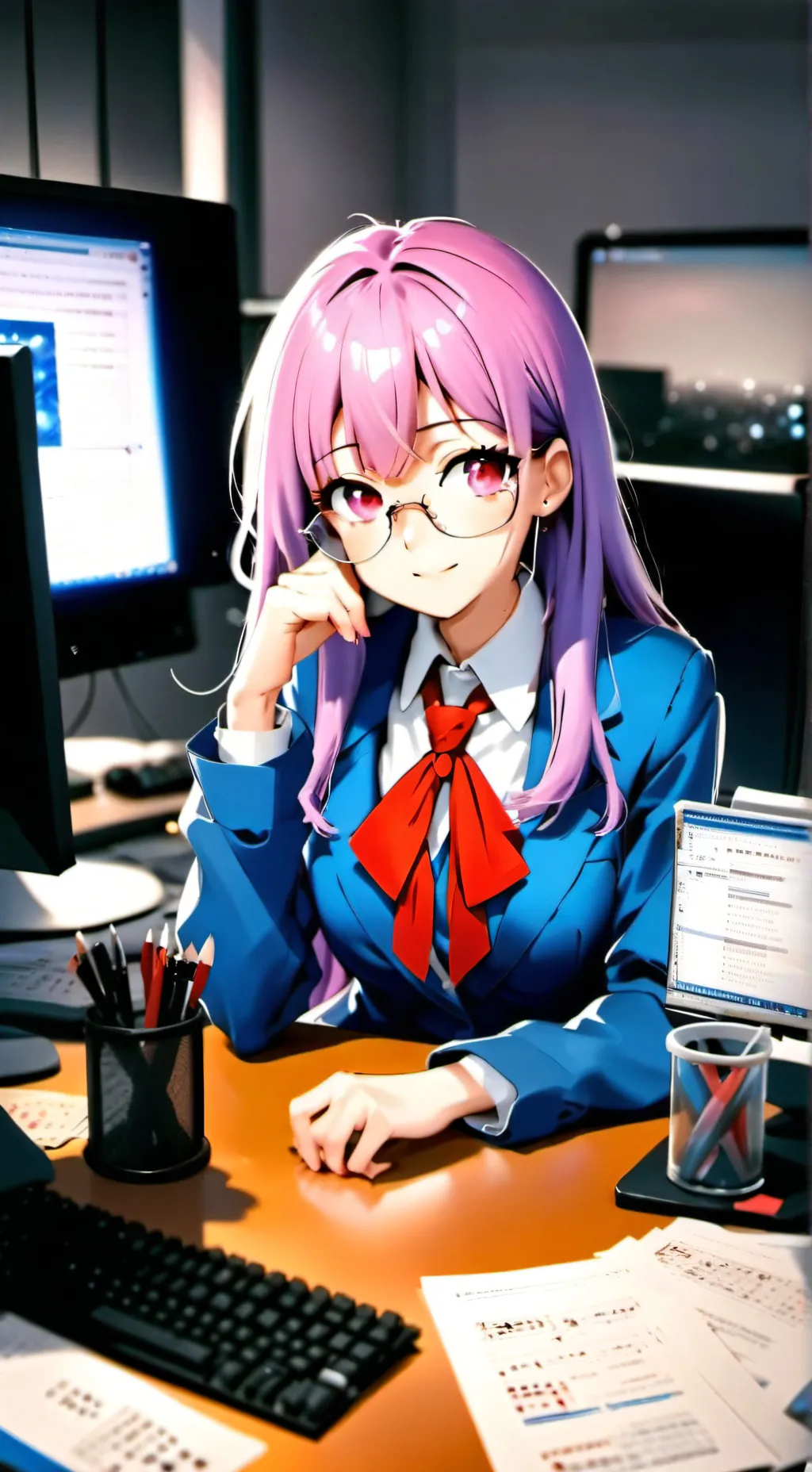 ai character: mina background