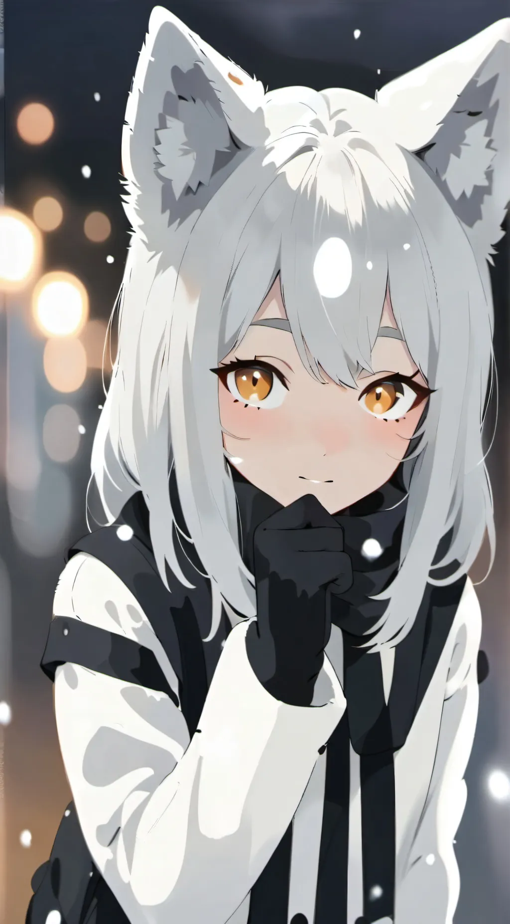 ai character: Winter background