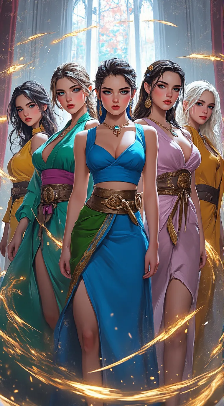 ai character: Harem generator background