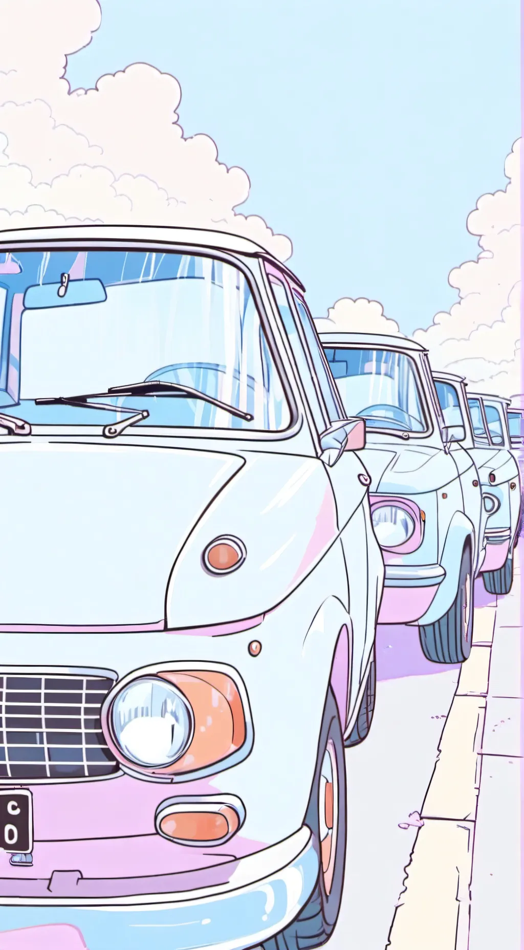 ai character: stuck in traffic  background