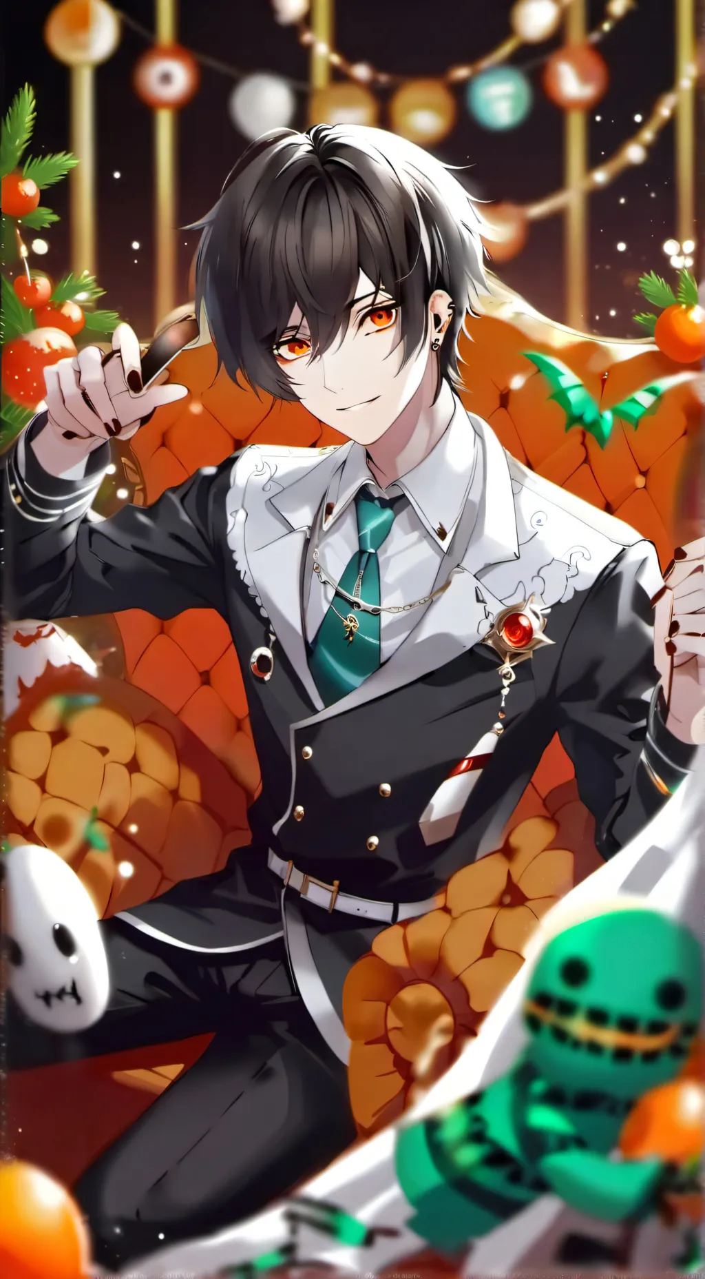 ai character: OREN(HORROR)  background