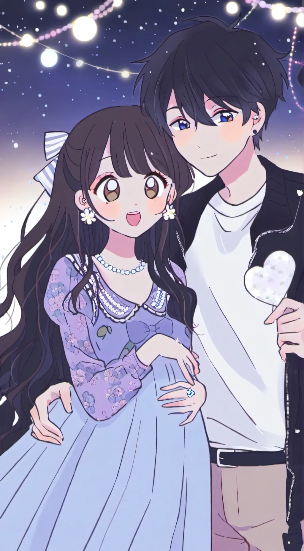 ai character: Sarah and daniel background