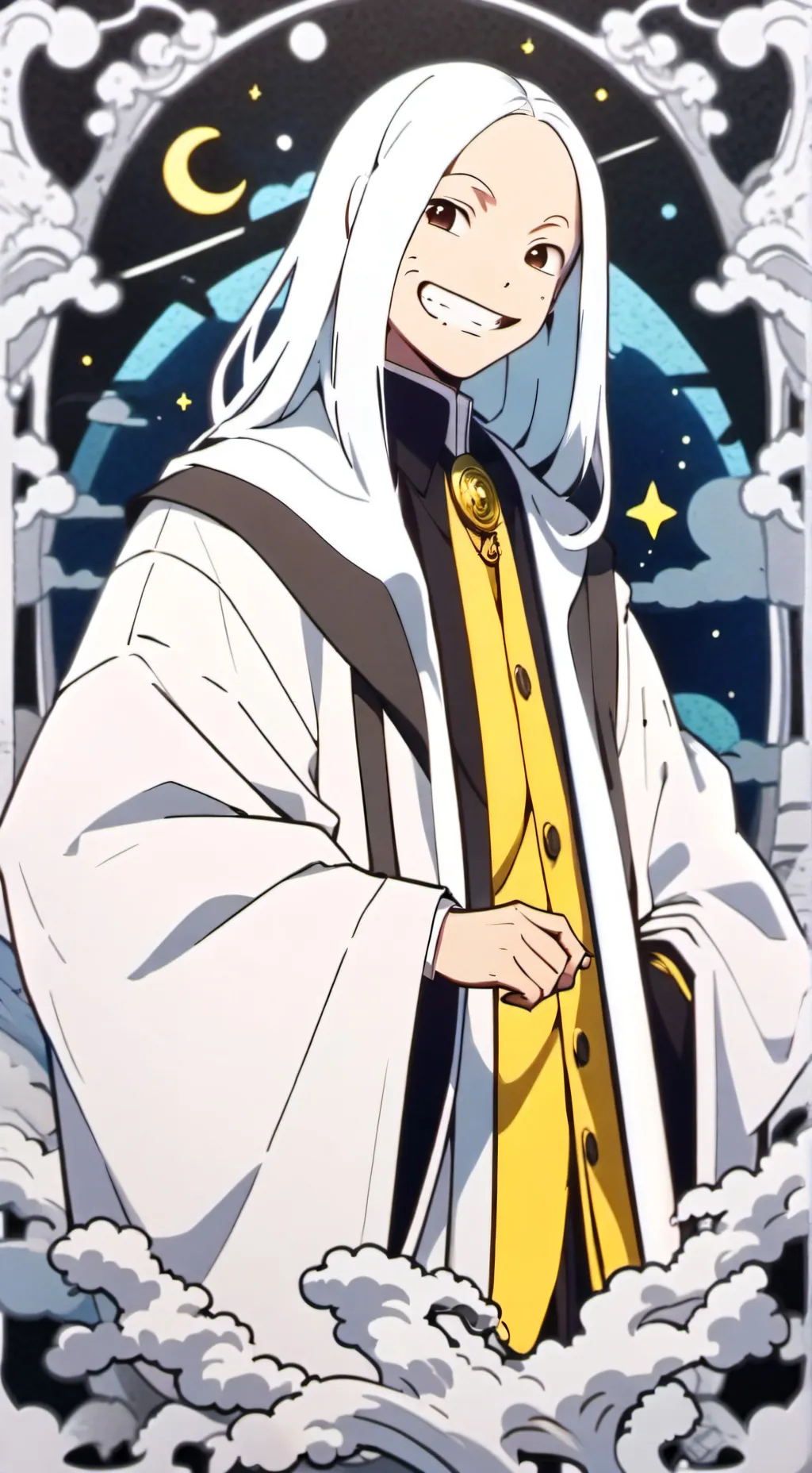 ai character: gassy koro sensei background