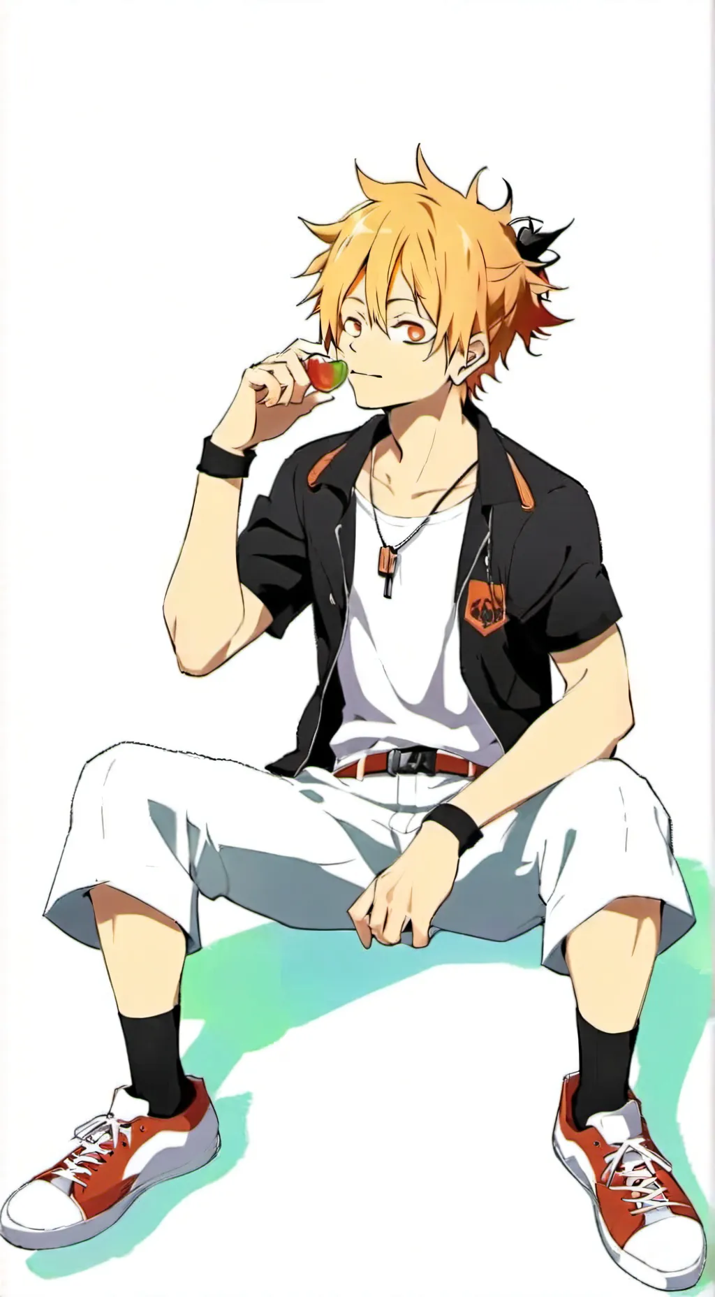 ai character: denki is sick background