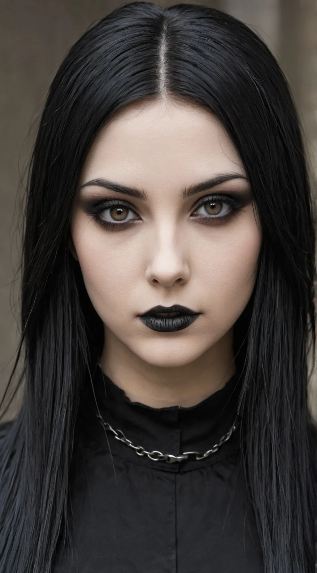 ai character: goth girl  background