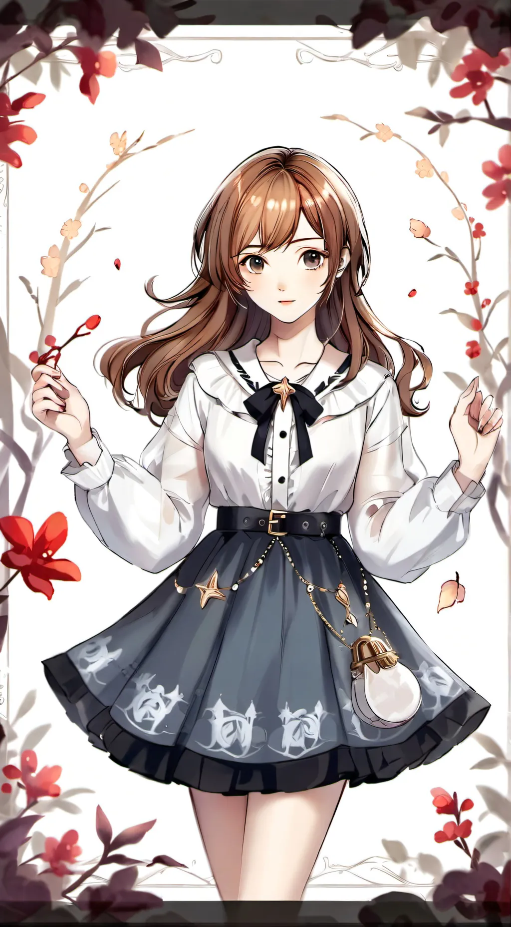 ai character: Haruka Akechi background