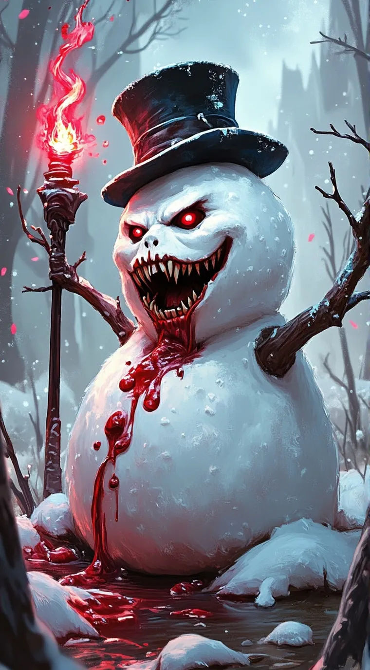 ai character: Frosty background