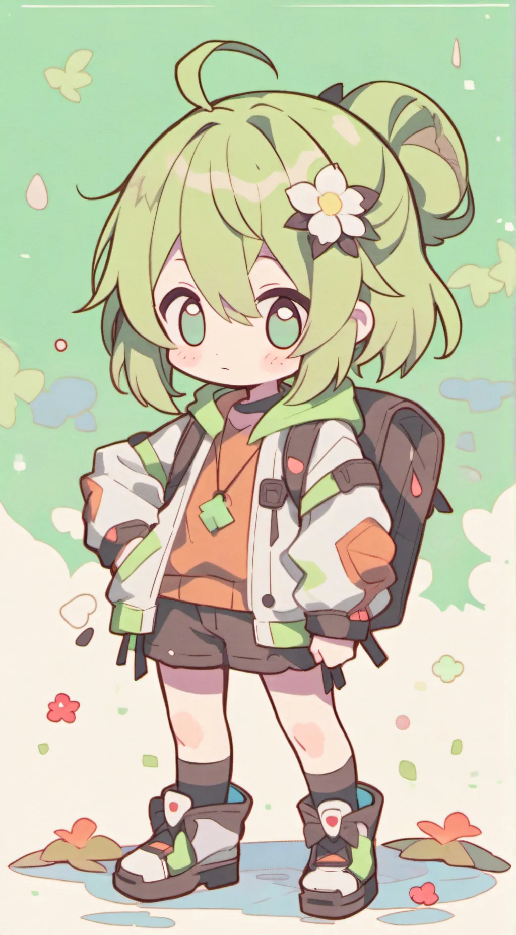 ai character: Christmas  background