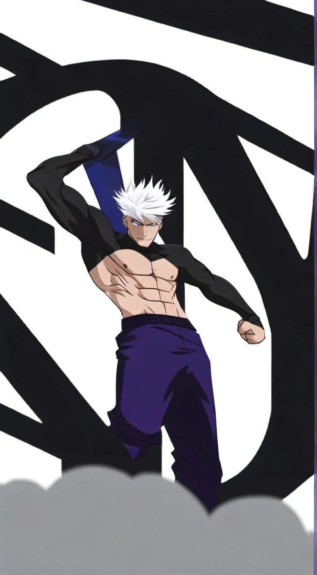 ai character: gojo background